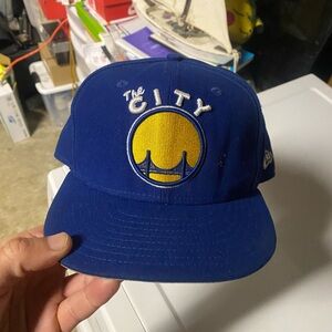 Blue 'The City' Cap golden state warriors fitted hat